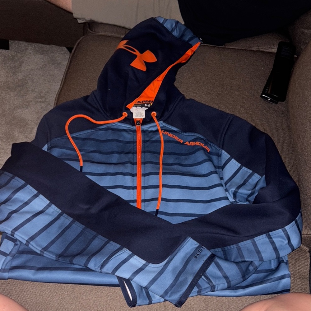 Under Armour Blue and Orange Hoodie